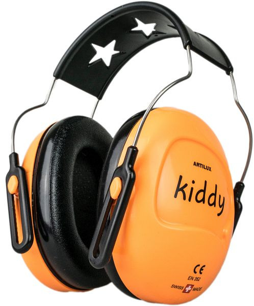 Artilux Kiddy, orange, Gehörschutz für Kinder (ab 3 Jahren), VE: 10 Stück, 43209
