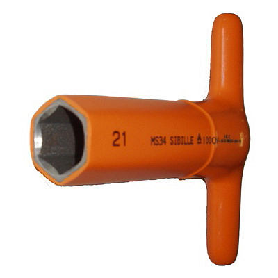 Preising isolierter Steckschlüssel mit T-Griff, SW 19, 130 mm, 5034E19