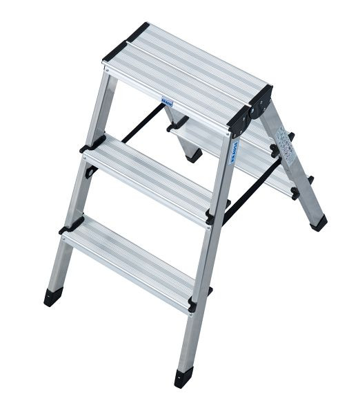 Krause Dopplo Doppelleiter 2x3 Stufen, 120328, 4009199120328