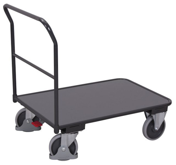 VARIOfit Schiebebügelwagen, Ladefläche: 1.000 x 695 mm, RAL 7016 anthrazitgrau, sw-700.103/AG