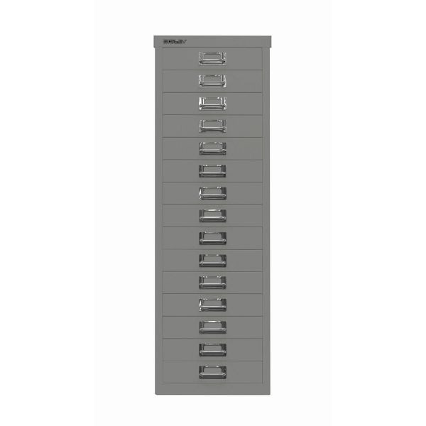 Bisley MultiDrawer™ DIN A4, 15 Schubladen, 649 slate, L3915649