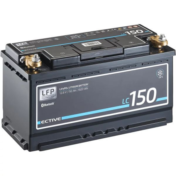 ECTIVE LC 150 LT 12V LiFePO4 Lithium Versorgungsbatterie 150 Ah, TN6306