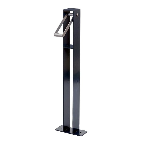 Mendler Fahrradbügel HWC-G20, Fahrradständer Anlehnbügel, verzinkter Stahl Outdoor-pulverbeschichtet 96x24x10cm, anthrazit, 83302