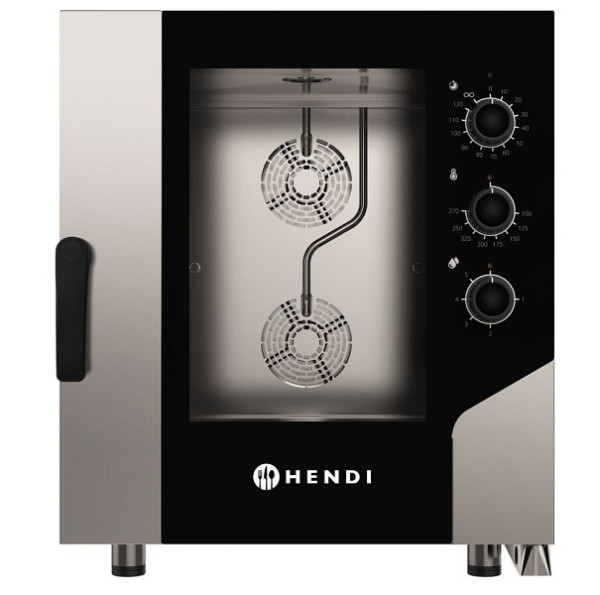 Hendi Konvektionsdampfgarer CONTROL 7x GN1/1, 400V/10400W, 730x855x(H)850mm, 219928