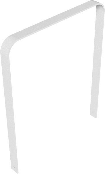 Schake Anlehnbügel aus Flachstahl gebogen, 80 x 12 mm, ohne Querholm, Gesamtbreite: 1000 mm, feuerverzinkt, 4052_100