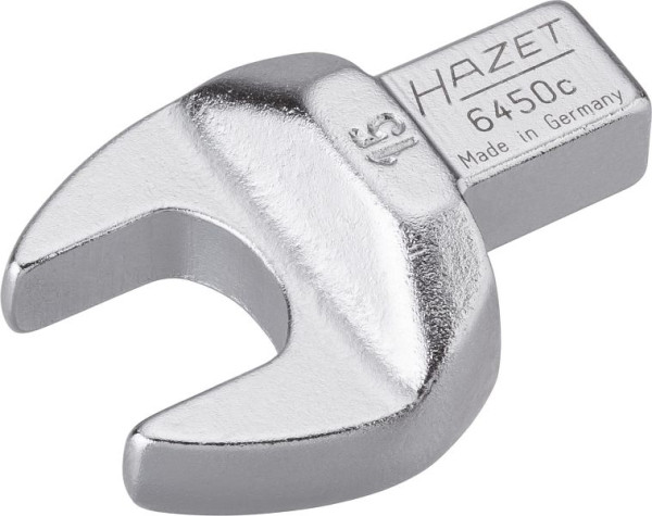 Hazet Einsteck-Maulschlüssel, Einsteck-Vierkant 9 x 12 mm, Außen-Sechskant Profil, 15 mm, 6450C-15