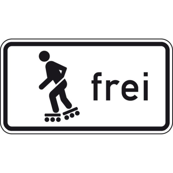 Stein HGS Inline-Skaten und Rollschuhfahren frei, Nr. 1020-13, 600 x 330 mm, Flachform 2 mm, RA2, 1020-13-221