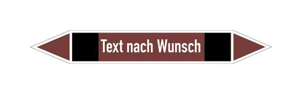 Schilder Klar Nicht Brennbare Flüssigkeiten, Text nach Wunsch, 187x26 mm Folie selbstklebend, 30850/61