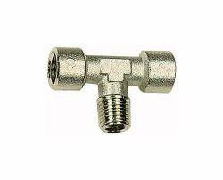 Riegler T-Stück, innen/außen/innen, AG: konisch DIN 2999, IG: zyl. nach DIN EN ISO 228-1, 112774