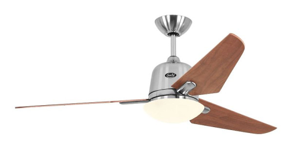 CasaFan Deckenventilator Eco Aviatos 132 Chrom gebürstet-Kirschbaum, 513251