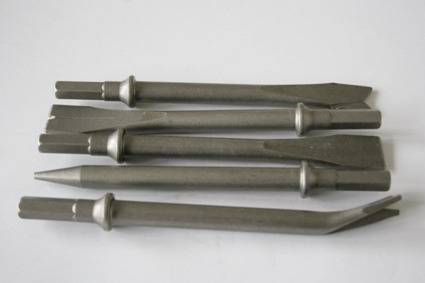 ELMAG Meißel-Set 6-kant, 10,2 mm, 5-teilig, 175 mm lang für Meißelhämmer, 42853