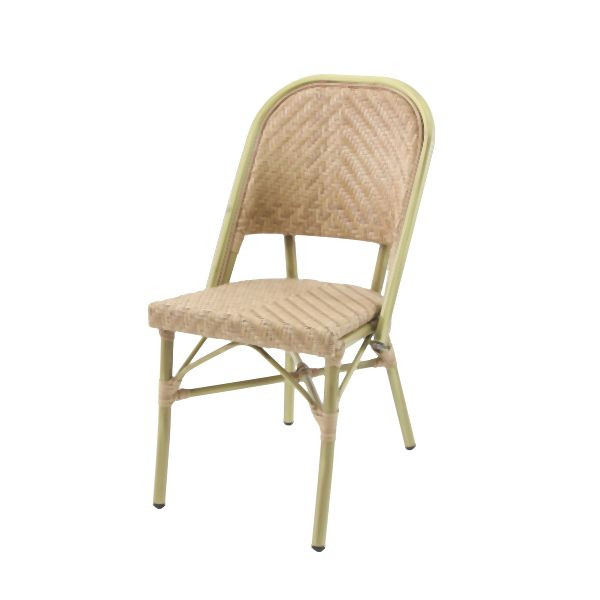 Feros Paris Bistrostuhl Rattan, Bambus-Natur, 52381