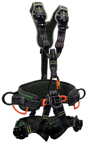 Kratos AIRTECH 2 - 2-Punkt-Auffanggurt mit extra komfortablem Hüftgurt für Arbeiten in der Schwebe (S-M), FA1021900