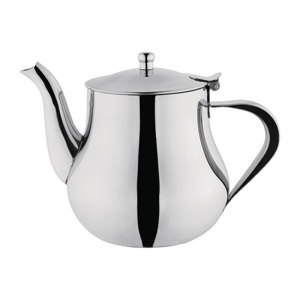 Olympia arabische Teekanne 1L, Edelstahl, hochglanzpoliert, M982