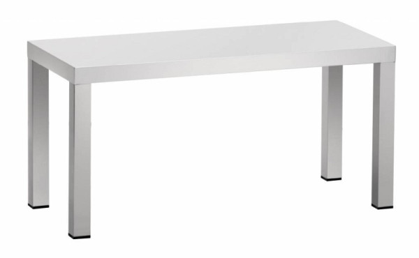 A&S Gastro Edelstahl Aufsatzboard 1-Etage, Tiefe 400 mm, AISI 304, 500 x 400 x 400 mm, ABDE054