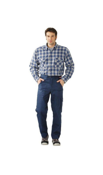 Planam BW 290 Cargo-Bundhose, hydronblau, Größe 64, 0182064
