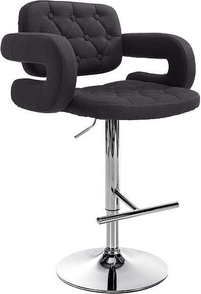 CLP Barhocker Dublin STOFF C, schwarz, 10701201, 4250420289820