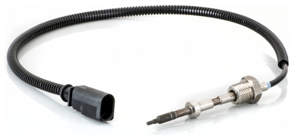 HELLA Sensor, Abgastemperatur, 2-polig, geschraubt, Kabel: 500mm, 6PT 014 494-591