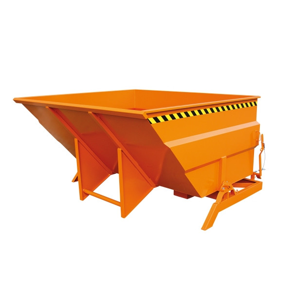Eichinger Industrie Kippbehälter extragroß und massiv, 2500 kg, 3000 Liter, reinorange, 20241800000000