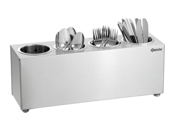 Bartscher Besteckbehälter BK40L, Ausgelegt für: 4 Besteckköcher, Ø 90 mm, H 140 mm, 500449