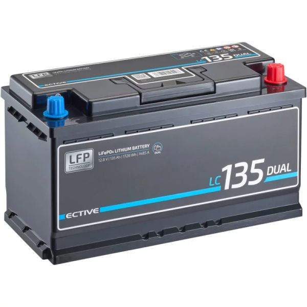 ECTIVE LC 135 Dual Versorgungsbatterie 135Ah 12V 1728Wh 1485A, TN6432