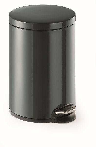 DURABLE Treteimer Metall rund 20, anthrazit, 341258