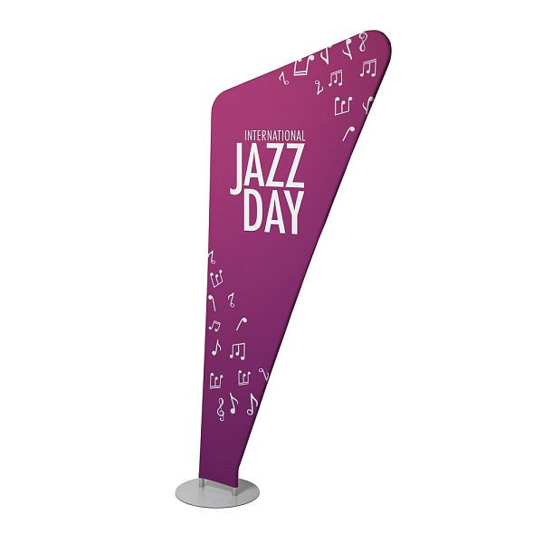 Showdown Displays Zipper-Banner Triangle, 2,6 m hoch, ZWBT-L