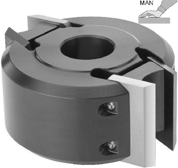 Edessö Messerkopf 60 (110x60x30, Stahl) für Messer 60x5,5 mm, 1650MK60