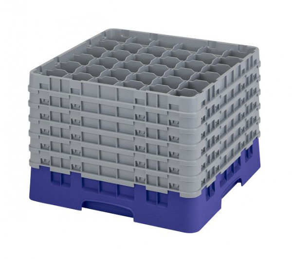Cambro Spülkorb mit 36 Fächer Camrack® 29,8 cm Marineblau, 36S1214186