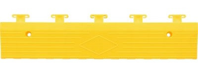 Kunzer Kante PP GELB zu Werkstattboden 7GBO20 (5x M/5x F), VE: 10 Stück, 7GBO KANTE GELB
