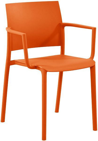 CLP Gartenstuhl Valtor, orange, 328077, 4255716387945