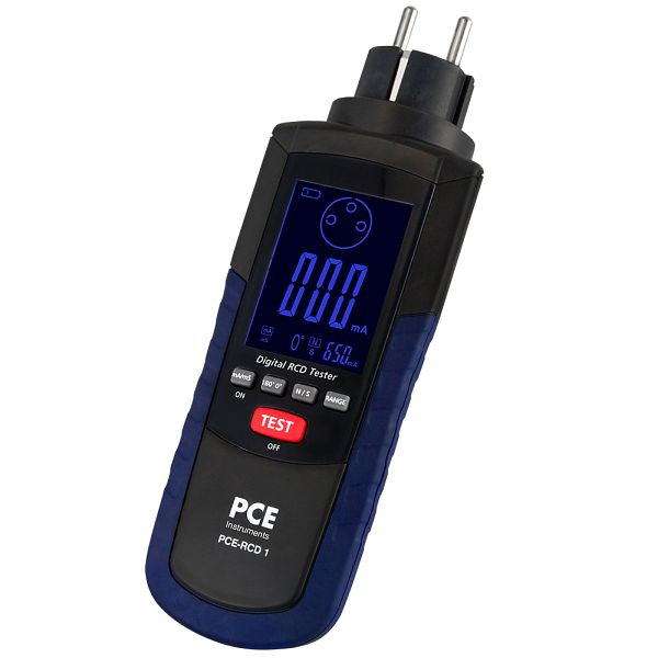 PCE Instruments Installationstester, schnelle Prüfung von FI-Schaltern, PCE-RCD 1