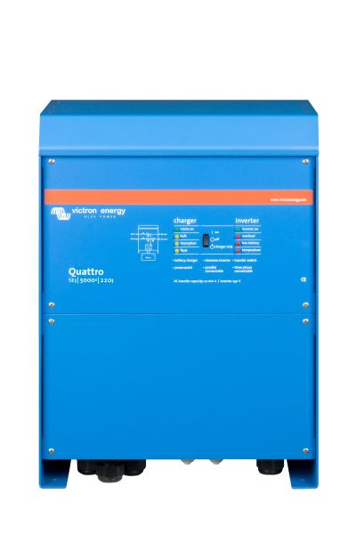 Victron Energy Wechselrichter / Ladeger?t Victron Energy Quattro 24/5000/120-100/100, QUA245023110