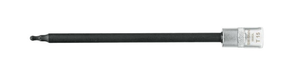 SW-Stahl Schraubendreheinsatz, 1/4", T-Profil, T15, mit Kugelkopf, 05452L