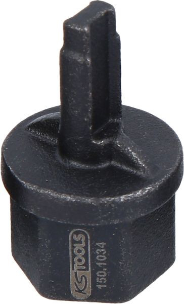 KS Tools 3/8" Öldienst-Spezialprofil-Bit-Stecknuss für VAG, 150.1034