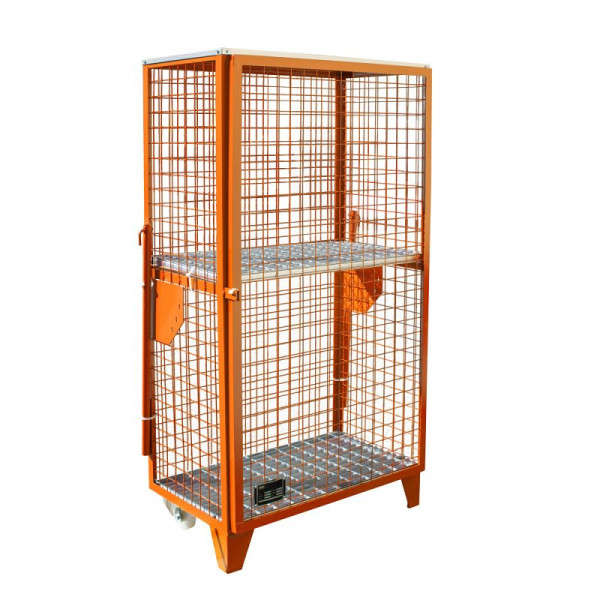 STEIN HGS Gasflaschen-Depot GFD, RAL 2000 gelborange, 4 Stück, Drahtgitter, 79146.0011