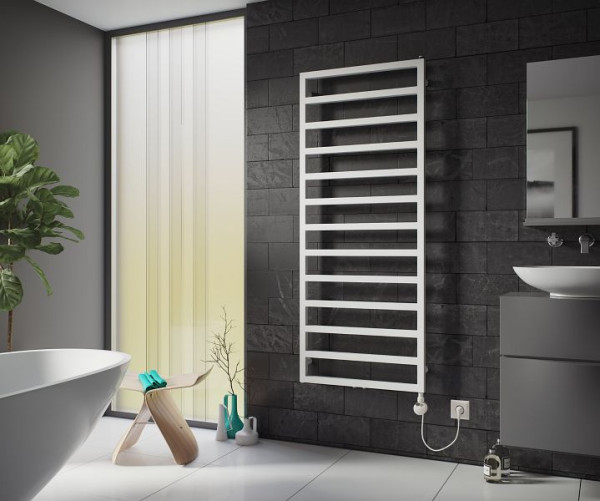 Ximax Elektrischer Handtuchwärmer Pure 1710 mm x 600 mm 300 Watt Typ 4 Weiß RAL 9003, 12825