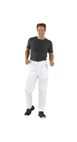 Planam MG 260 Bundhose, weiß, Größe 48, 0823048, 4030913823485