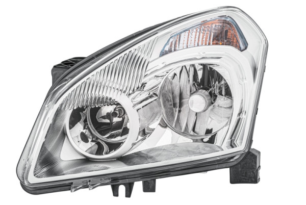HELLA Halogen/Xenon-Hauptscheinwerfer, für u.a. Nissan Qashqai I (J10, NJ10, JJ10E), ECE, für Rechtsverkehr, links, 1EF 238 042-111