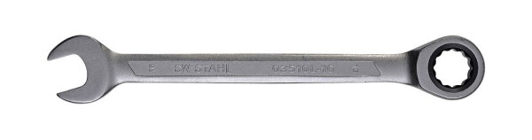 SW-Stahl Gabelringratschenschlüssel, 16 mm, 03510L-16, 4033592134644