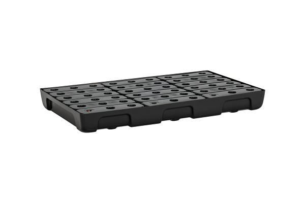 Cemo PE-Kleingebinde-Regalauffangwanne 100 x 60 mit Rost / 33 l, 11734