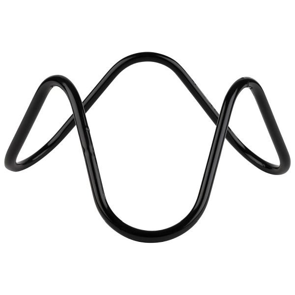 APS Buffetständer -WAVE- Ø 20 cm, Höhe: 9,5 cm Metall, PVC, schwarz, 33306