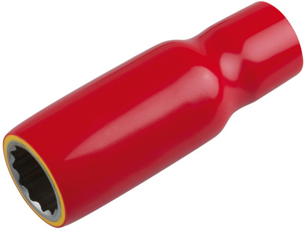 KS Tools 3/8" Stecknuss mit Schutzisolierung, lang, 10 mm, 117.1090