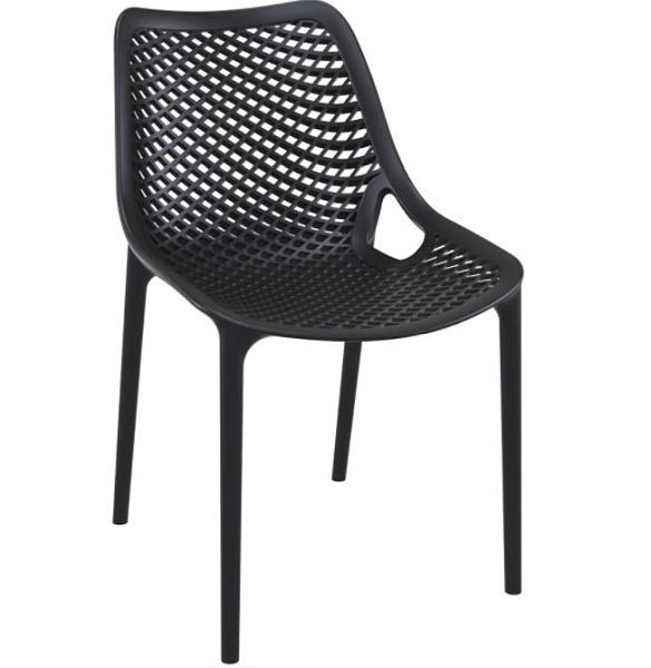 Sanotechnik Outdoorsessel, VE: 4 Stück als Set, schwarz, WW045, 9002827055912