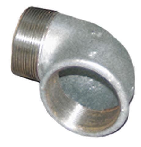 Cemo Winkel 90 Gr R2" verzinkt, IG und AG, 1338, 4052886222676