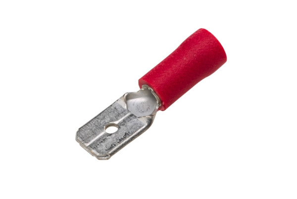 HELLA Leitungsverbinder, rot, von: 0.5mm², bis: 1.0mm², Flachstecker, 6,3 x 0,8, 8KW 702 796-003