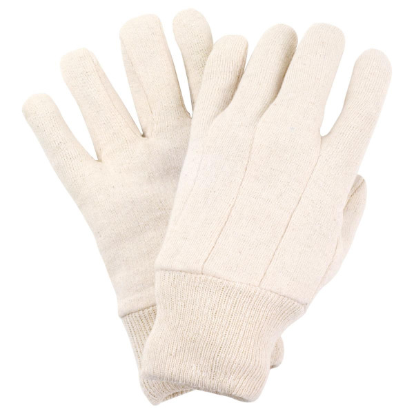 NITRAS Baumwoll-Jersey-Handschuhe, naturfarben, Strickbund, Größe: 8, VE: 240 Paar, 5103-8