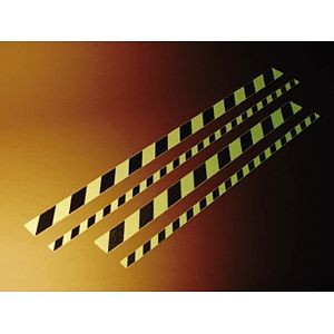 Moedel Trittschutzstreifen Warnmarkierung Alu, nachleuchtend, 160-mcd, selbstklebend, 50x1000 mm, 55634