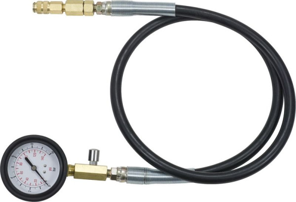 KS Tools Manometer mit Schlauch, 10 bar, 150.1921, 4042146418598