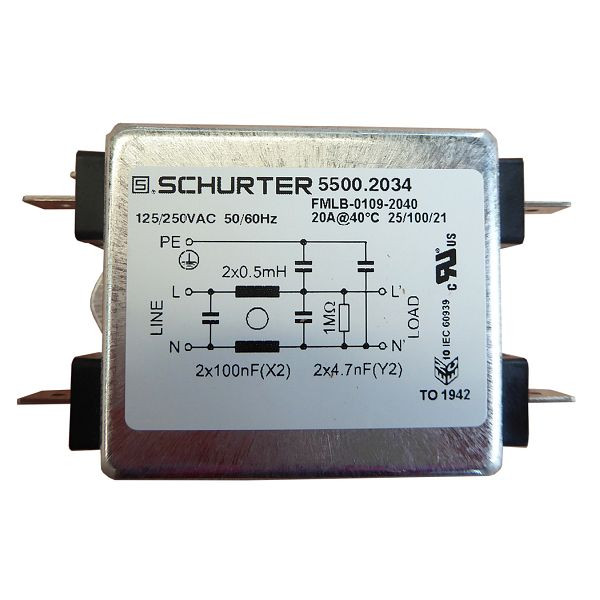 OHAUS Leitungsfilter 20A für Multi-Zentrifuge FC5916R, 30564827